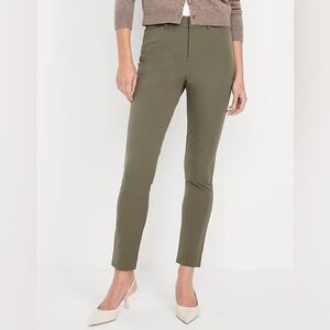 Old Navy NWT Olive Green Pixie Skinny Ankle Pants Size 16